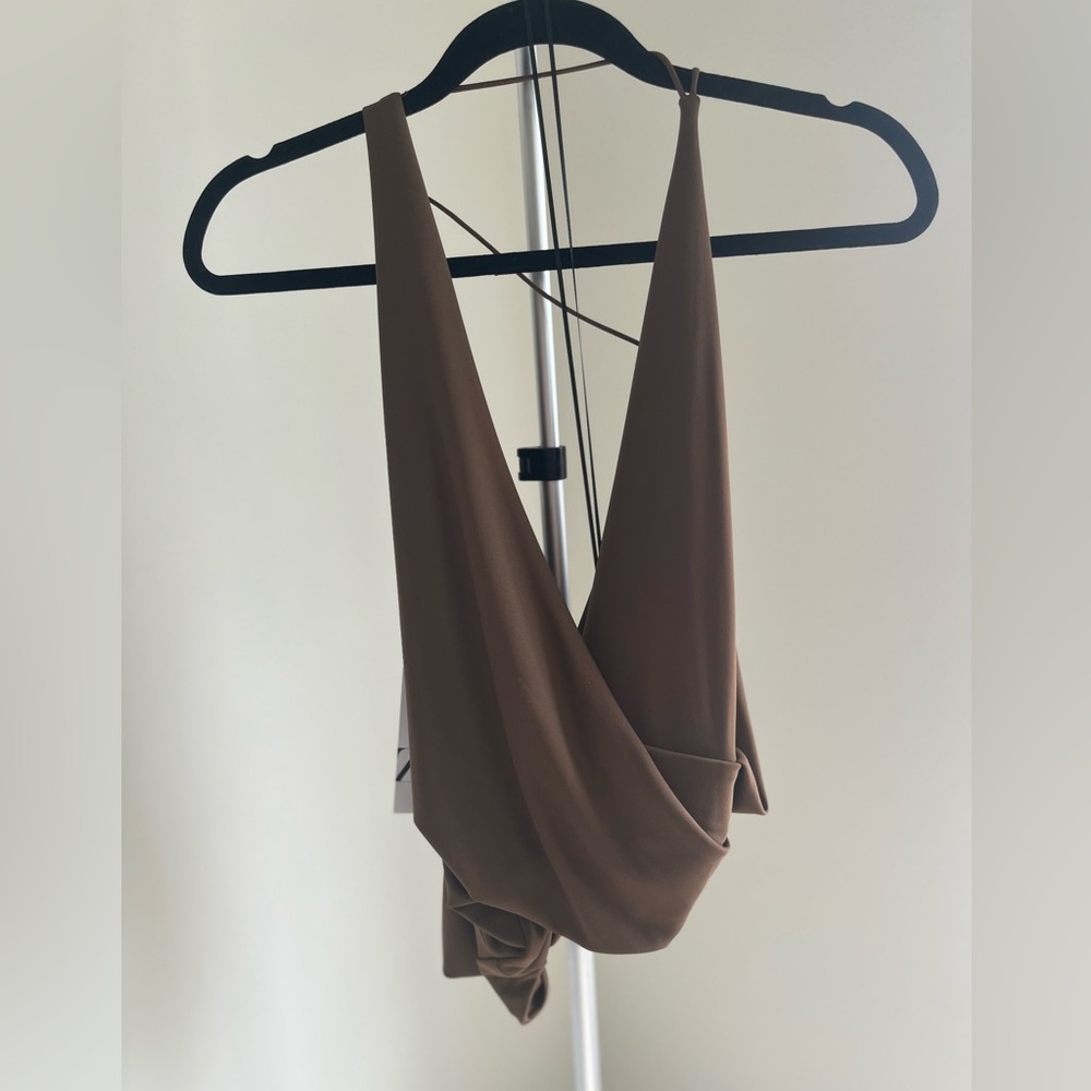 Zara brown top